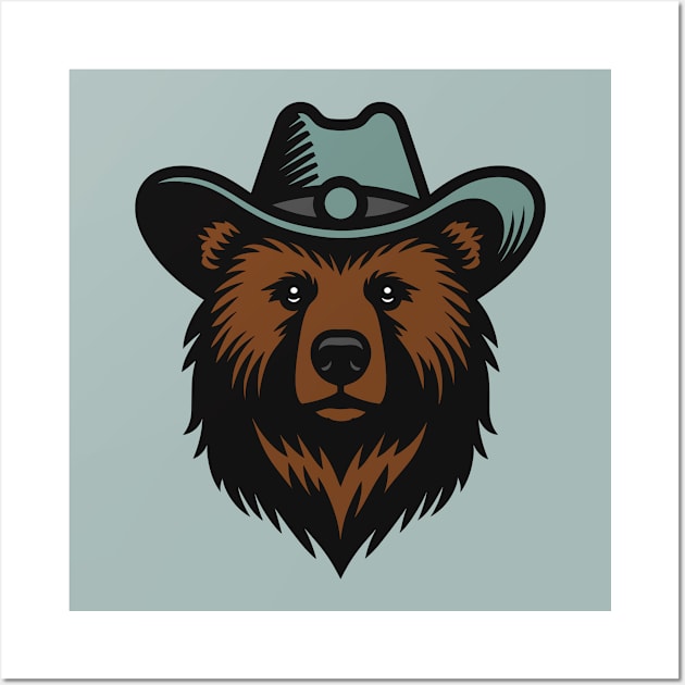 Cowboy Bear Wall Art by KayBee Gift Shop